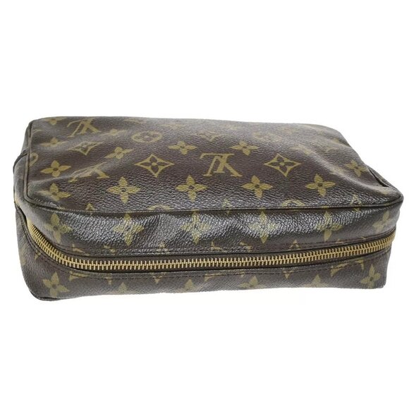 LOUIS VUITTON Trousse Toilette 23 Clutch Hand Bag Monogram Brown - Picture 6 of 16